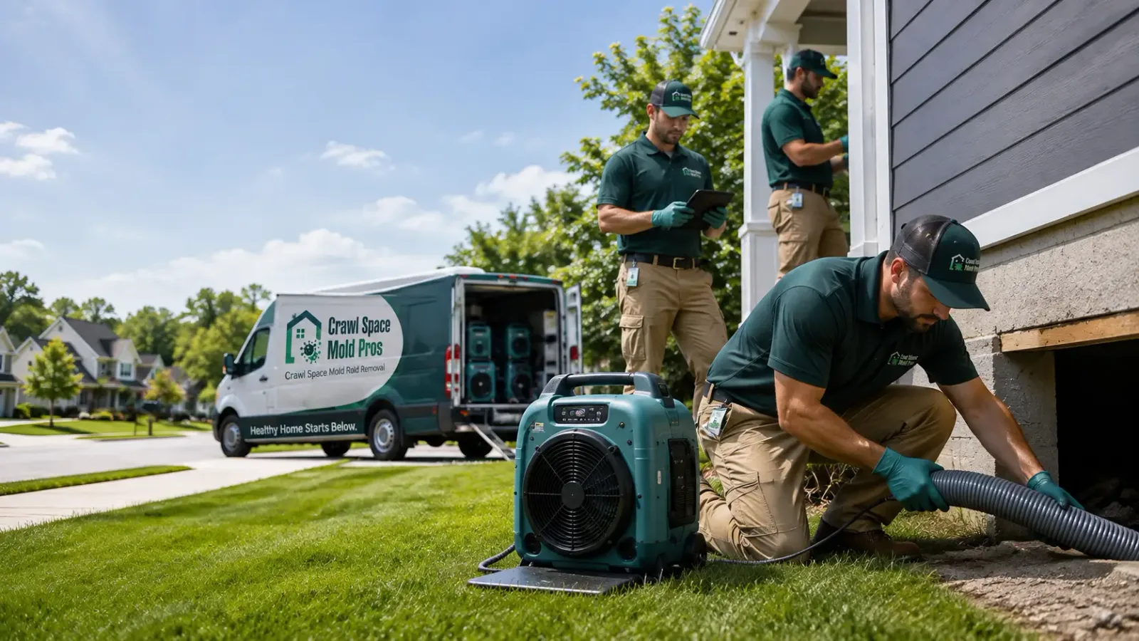 Crawl Space Mold Removal in Evansville, IN